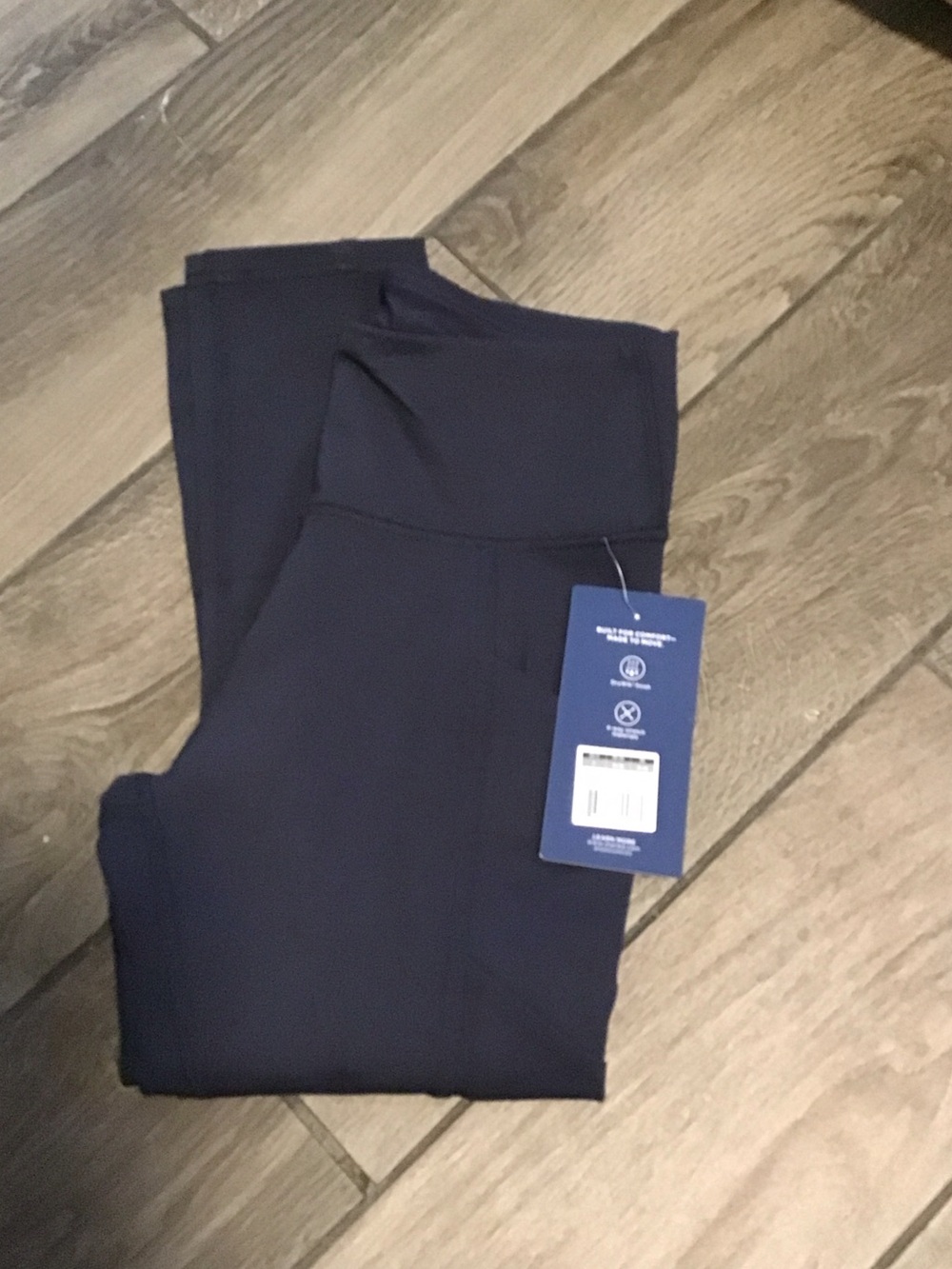 Marika Navy High-Waist Leggings
